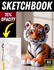 Cute Animals Sketchbook for Drawing & Tracing - 15% Opacity Practice Pages: Perfect for Beginners, Teens & Creative Practice (Independently published)