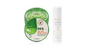 The Saem Алоэ вера гель-лосьон Combination Green 300мл + Pink 300мл