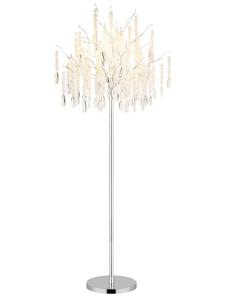 Напольная лампа "KINGA" серебристого цвета