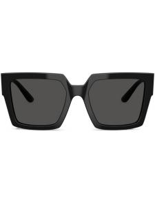 Солнцезащитные очки в квадратной оправе с логотипом Dolce & Gabbana Eyewear, черный
