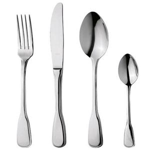 Волдо 60 шт. Набор столовых приборов для меню MONTREAL - обеденный нож и нож для стейка - полированная нержавеющая сталь 18/10, твердая форма лопатки - 100-316 - 12 человек Voldo