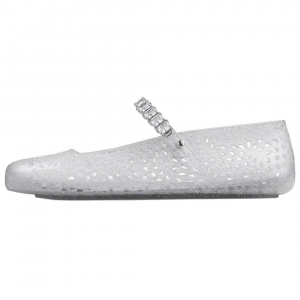 Jimmy Choo Балетки Jelly Flat Mary Jane для женщин в цвете Silver