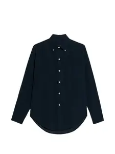 Рубашка из вельвета на пуговицах Fortela, синий