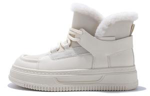 Зимние ботинки женские Junjali, цвет Brown - thick cotton