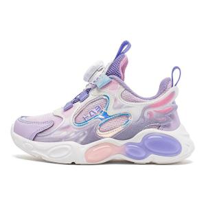 Удобные износостойкие легкие повседневные детские кроссовки Kids' HOBIBEAR, розовый/фиолетовый