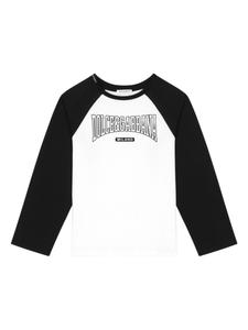 Dolce & Gabbana Kids футболка с логотипом, белый