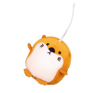 Плюшевый кулон Sea Lazy Dango Dolls высотой 7 см Pissie, коричневый