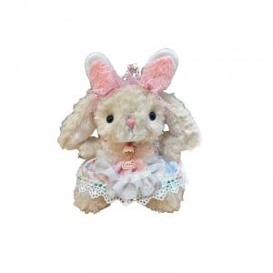 Очаровательные плюшевые кролики Cartoon Rabbit Dolls высотой 15 см Handsome, бежевый