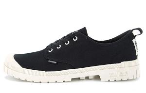 Pampa Canvas Shoes Unisex Low-top Black Palladium