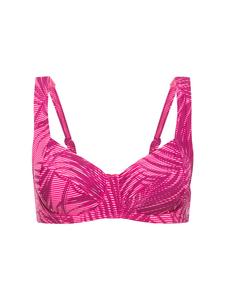 Верх бикини LASCANA ACTIVE, цвет bordeaux/bedruckt