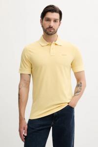 Хлопковая футболка prime BOSS Orange, желтый