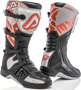 Мужские ботинки Acerbis X-team для езды по бездорожью и защиты ног, Black Grey