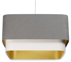 Подвесной светильник BPSKoncept Kwadro Duo Velour, серый - белый