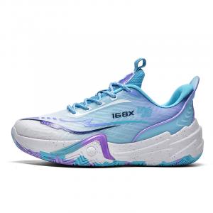 Баскетбольные кроссовки для детей и подростков со средним верхом, устойчивые к ударам и истиранию TRANSFORMERS, белый/синий