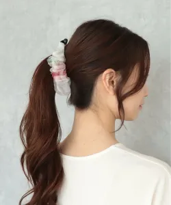 Заколка для банана из шифонового цветка Three Four Time, цвет Ivory