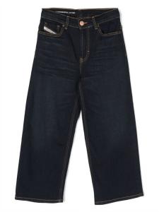 Diesel джинсы средней посадки с вышивкой, синий