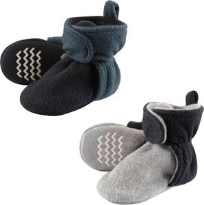 Теплые флисовые пинетки Hudson Baby для мальчиков и девочек, Blue Gray