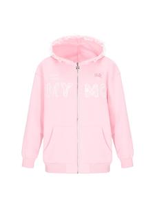 MyMo Женская толстовка с капюшоном розового цвета