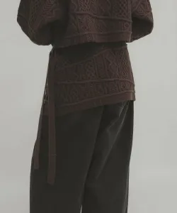 Юбка-косичка MIX Kbf, цвет Brown