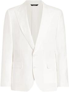 Однобортный блейзер Dolce & Gabbana, белый