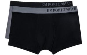 Трусы мужские FW23 2 штуки EMPORIO ARMANI, черный