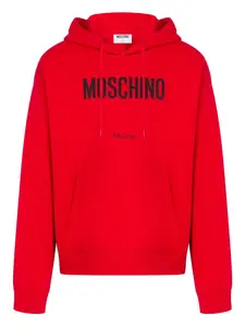 Худи с логотипом Moschino, красный