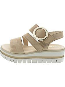 Gabor Бежевые сандалии на танкетке