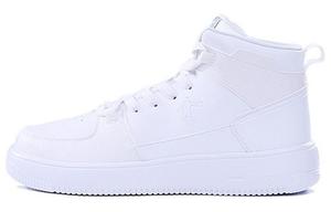 Кеды мужские, обувь для скейтбординга высокая белый Qiaodan