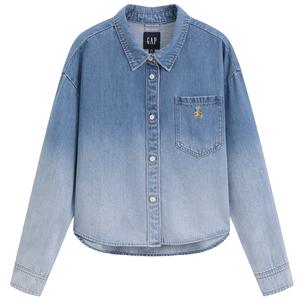 Рубашка женские Medium постиранные GAP, Medium Washed