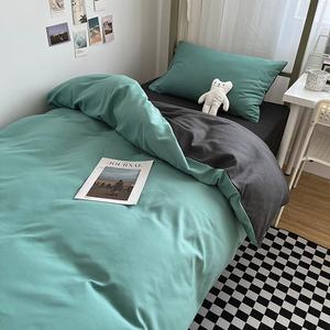 Antarctic Комплект постельного белья (пододеяльник 150х200 см + одеяло 2 кг), двухцветный: бобово-зеленый и светло-серый