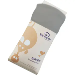 Простыня Träumeland «приятная простыня из мягкого джерси», изготовлена ​​из 100% уютного хлопка, темно-серый