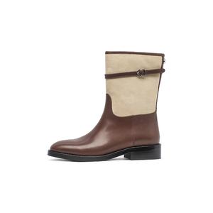 Женские ботинки Coup De Foudre, Chocolate коричневый/априкот