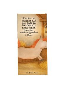 Дорожное полотенце с рисунком и надписью в винтажном стиле, изображающими скачущую лошадь  Mr. & Mrs. Panda, Vintage