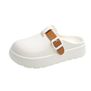 TONYBEAR Женские антибактериальные закрытые тапочки белые, цвет White