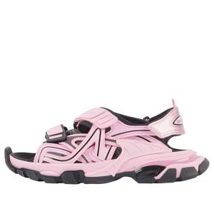 Сандалии track sandal 'neon pink black' Balenciaga, розовый