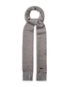 Кашемировый шарф с двумя лицами Eton, коричневый