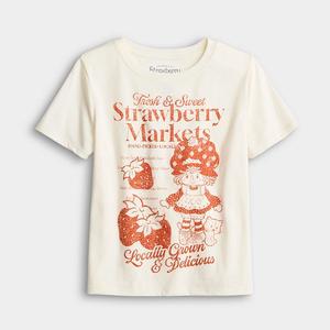 Футболка с принтом Strawberry Shortcake для девочек Licensed Character