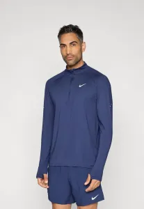 Футболка stride с длинными рукавами, средний слой Nike Performance, Midnight Navy/Reflective Silver-Coloured