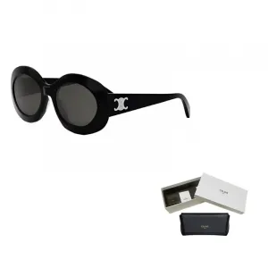 CELINE Солнцезащитные очки овальной формы Eyewear Oval Frame, Black