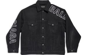 Джинсовая куртка унисекс Balenciaga, черный