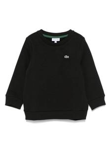 Lacoste Kids толстовка с нашивкой-логотипом, черный