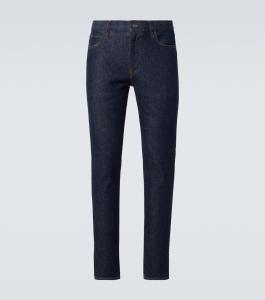 Quarona джинсы с заниженной талией slim Loro Piana, Dark Lagoon