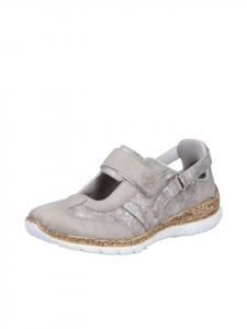 Rieker Низкие туфли цвета льда/розового металлика