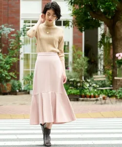 Компактная эластичная юбка-клеш, пригодная для стирки (KG34) Suite, цвет Pink [012]