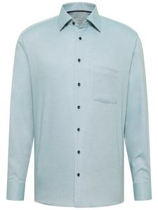 Рубашка MODERN FIT цвета шалфея Eterna