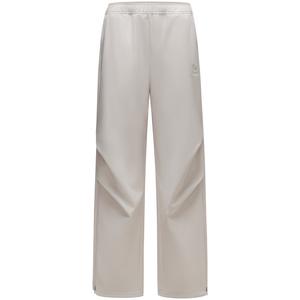 Повседневные брюки женские утепленные с флисовой подкладкой прямого кроя CAMEL, светло-frost белый