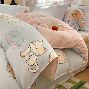 Antarctic Пододеяльник 150х200 см из 100% хлопка, дизайн Adorable Little Kitten