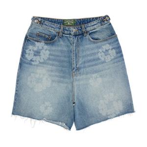 Шорты Denim Tears Laser Wreath Denim Short, Light Wash