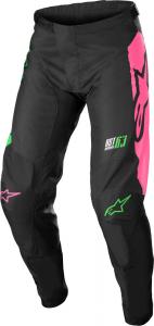 Мотоциклетные штаны Alpinestars racer compass, Black/Green