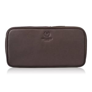 Paolo Peruzzi AY-12-BR Дорожная косметичка из темно-коричневой кожи